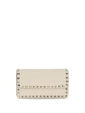 Valentino Garavani Chain Wallet — Beige
