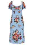 Dolce & Gabbana Mazzo di Fiori Dress — Blue