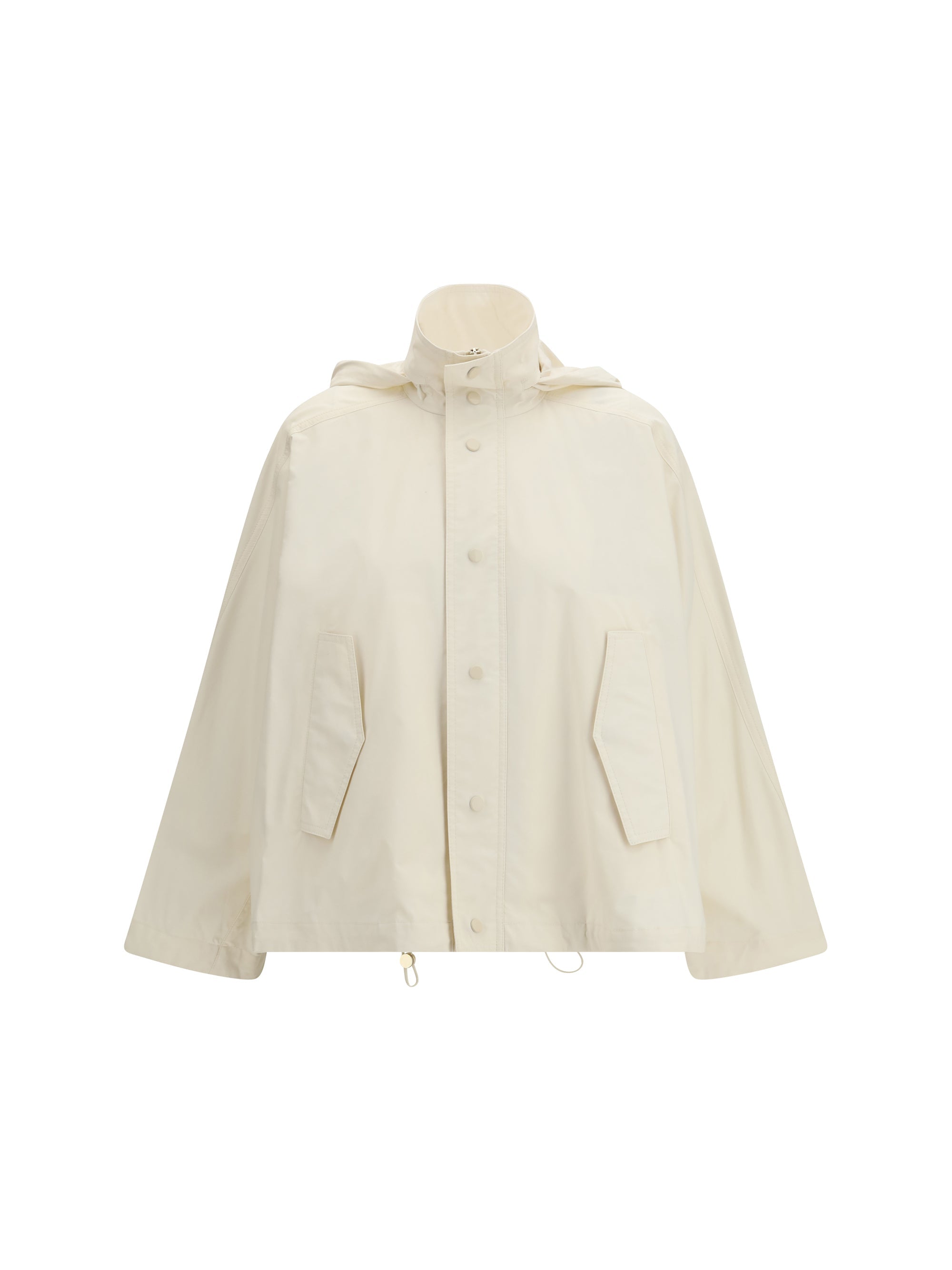 Fabiana Filippi Waterproof Cotton-Blend Raincoat — Beige