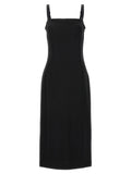 Dolce & Gabbana Milano Stitch Dress — Black