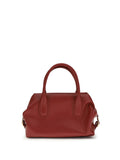 Themoirè Tallia Trunk Top Handle Bag — Red