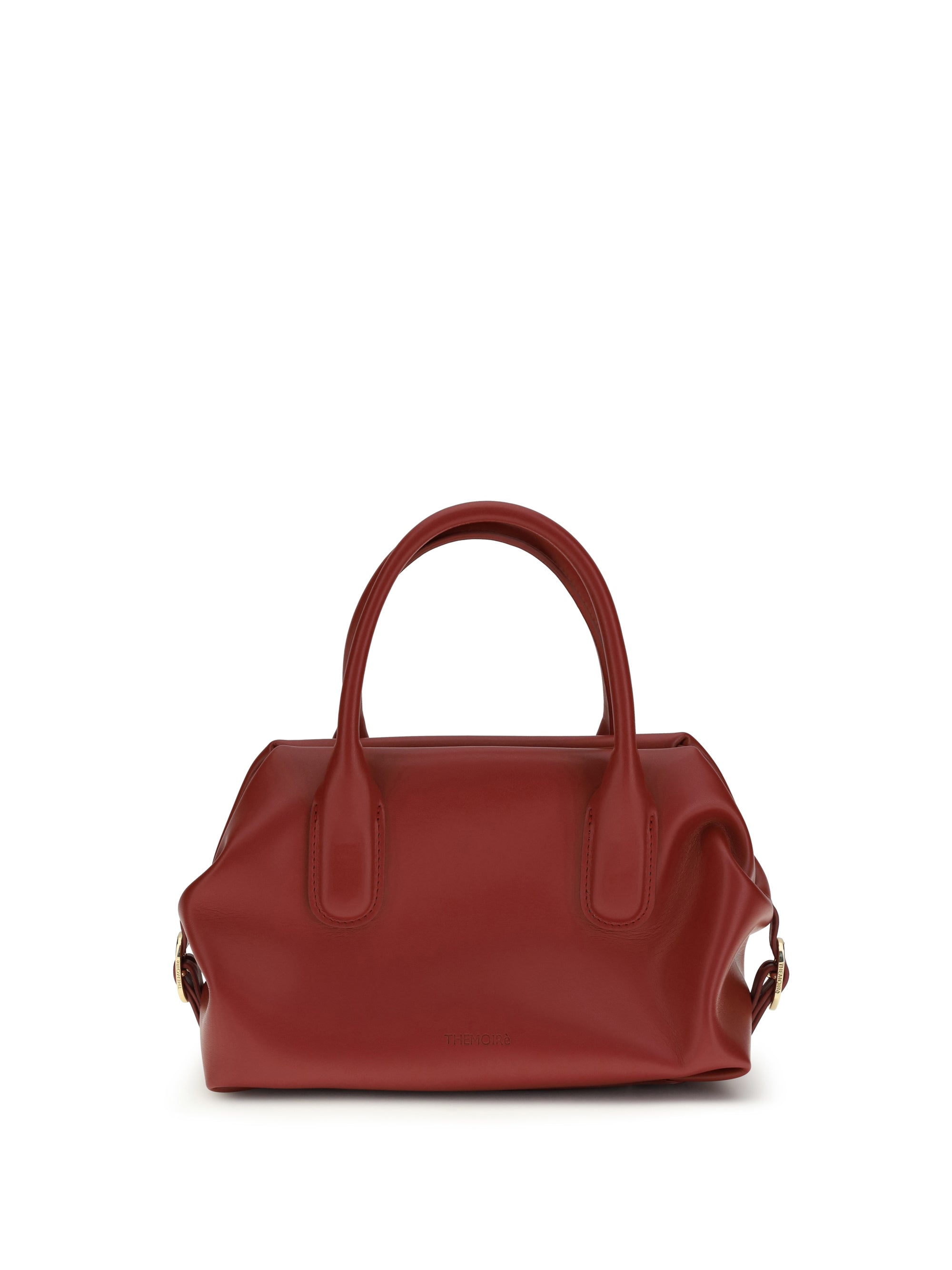 Themoirè Tallia Trunk Top Handle Bag — Red