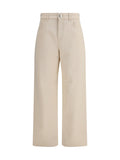 Rohe Baggy Fit Cotton Jeans — Beige