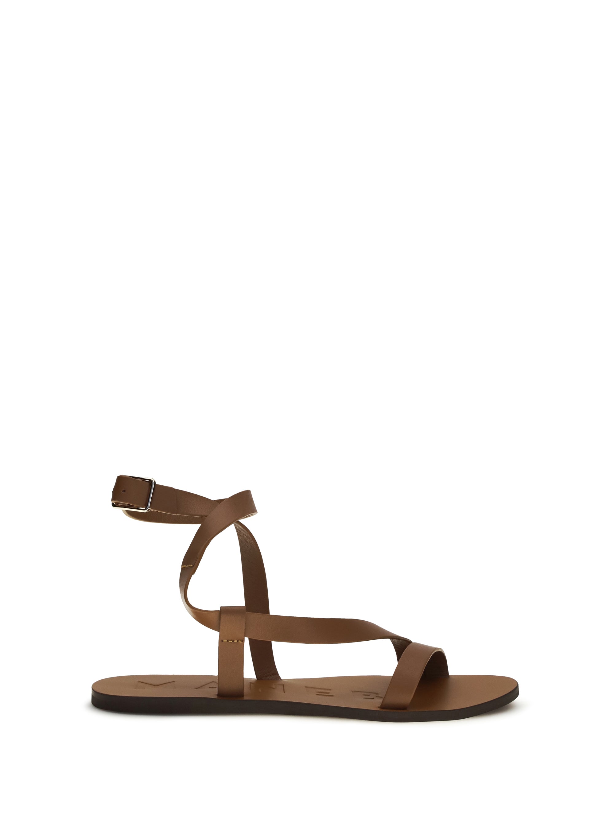 Manebi Canyon Sandals — Brown