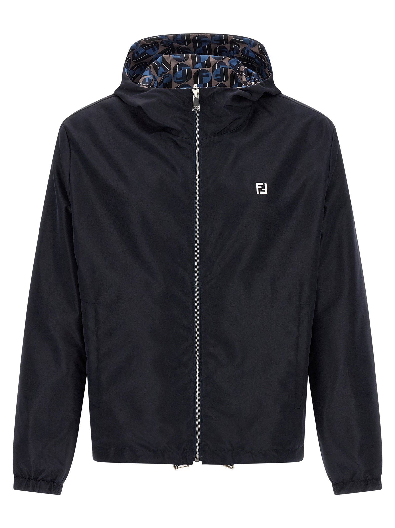 Fendi Reversible Technical Fabric Jacket — Black