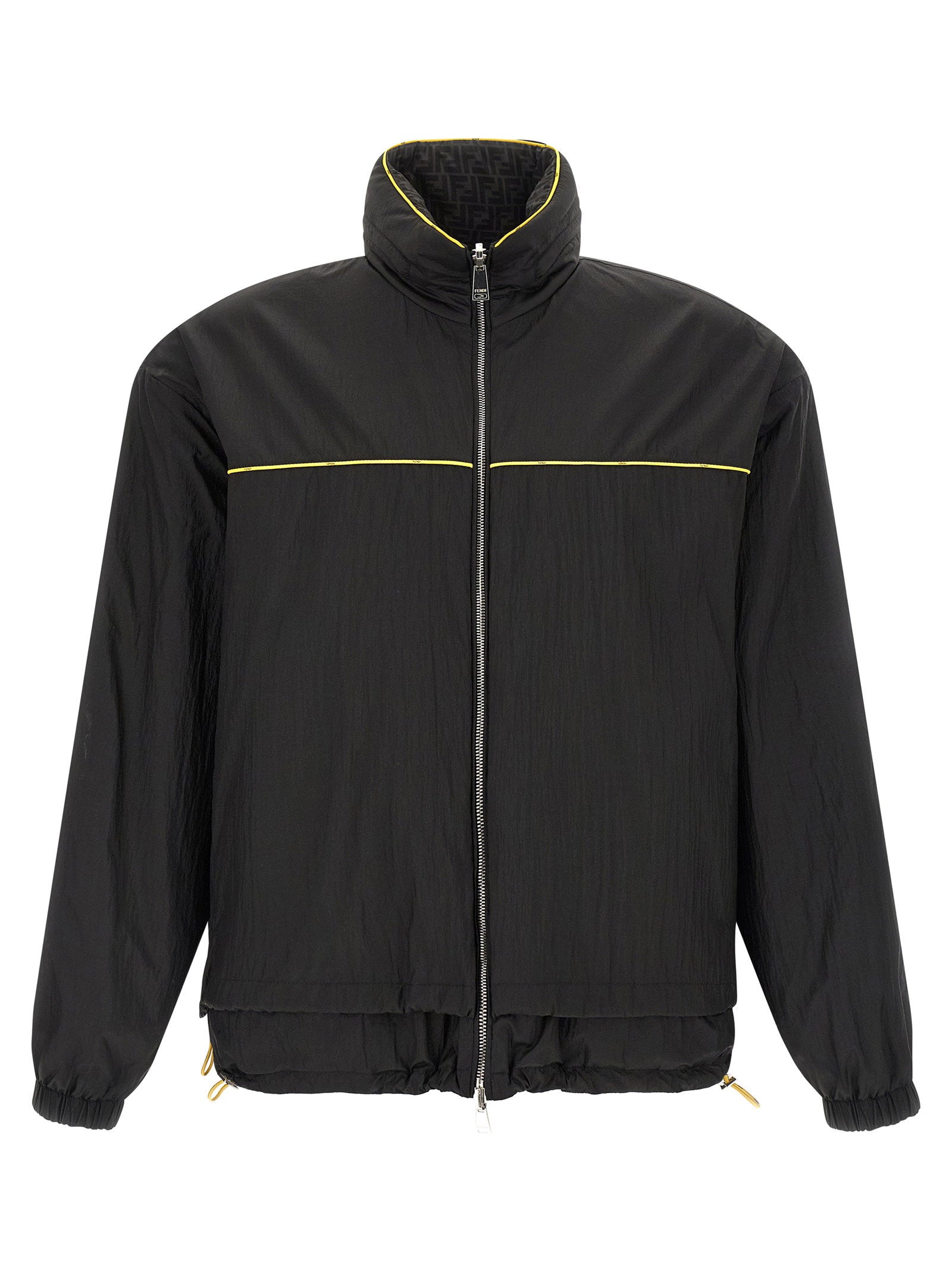Fendi Reversible Nylon Jacket — black