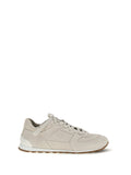 Zapatilla con cordones de ante Brunello Cucinelli — Beige