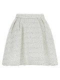 Alessandra Rich Wheel Skirt — Ivory