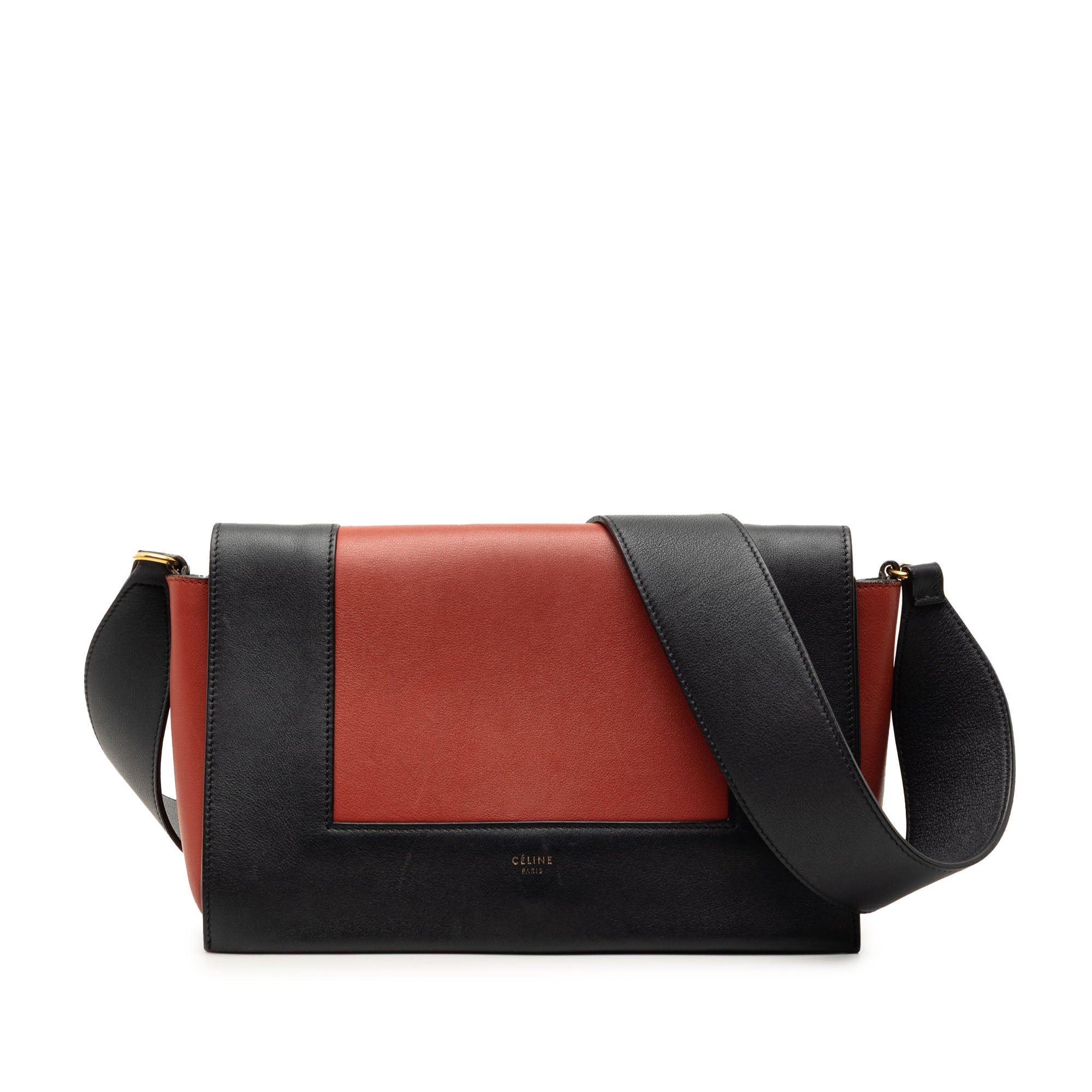 Medium Shiny Smooth Calfskin Frame Shoulder Bag