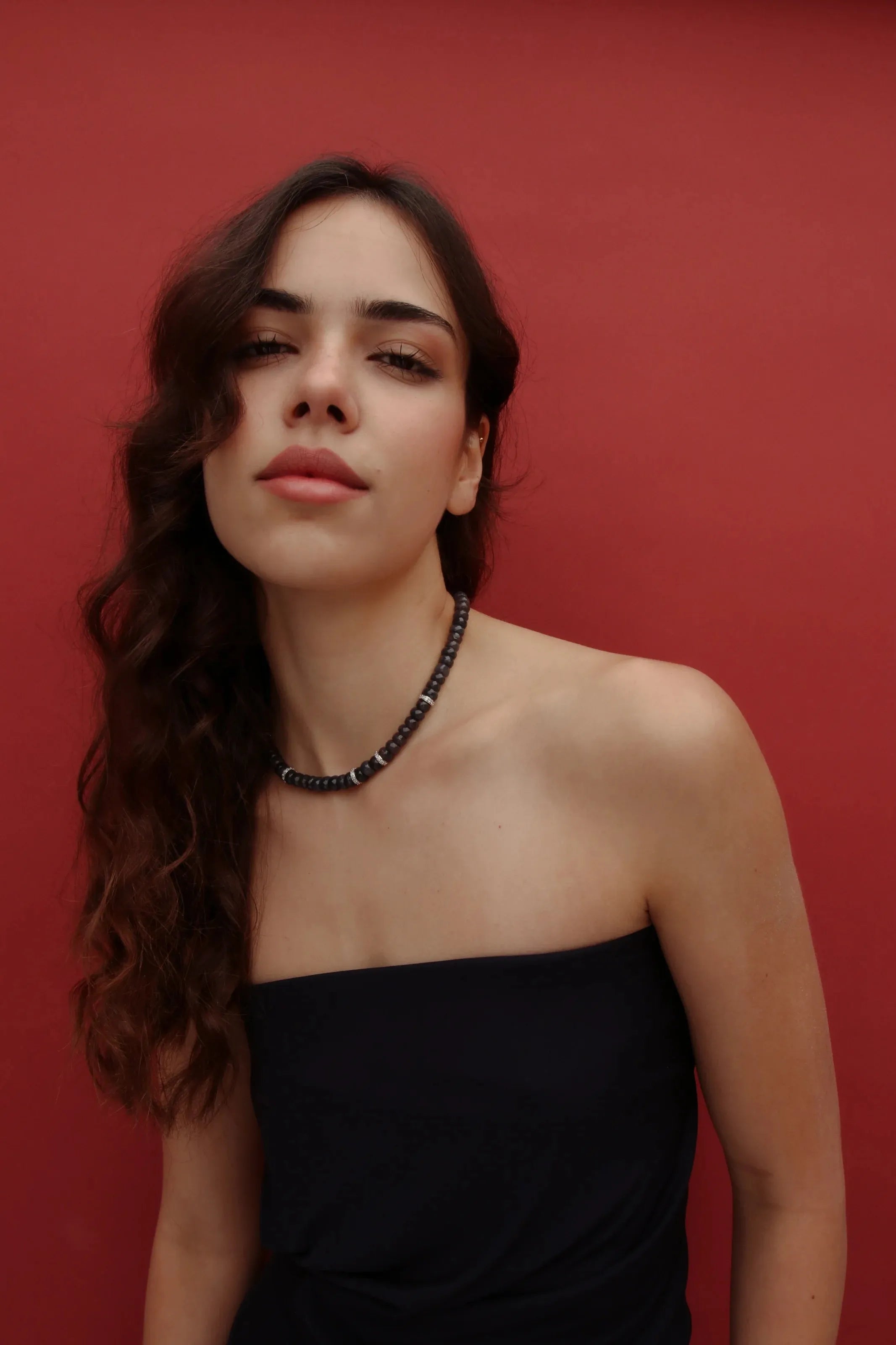 Fanny Necklace in Onyx