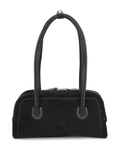FAUX SUEDE LEATHER SHOULDER BAG