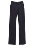 Fendi Wool Crêpe Trousers — Black