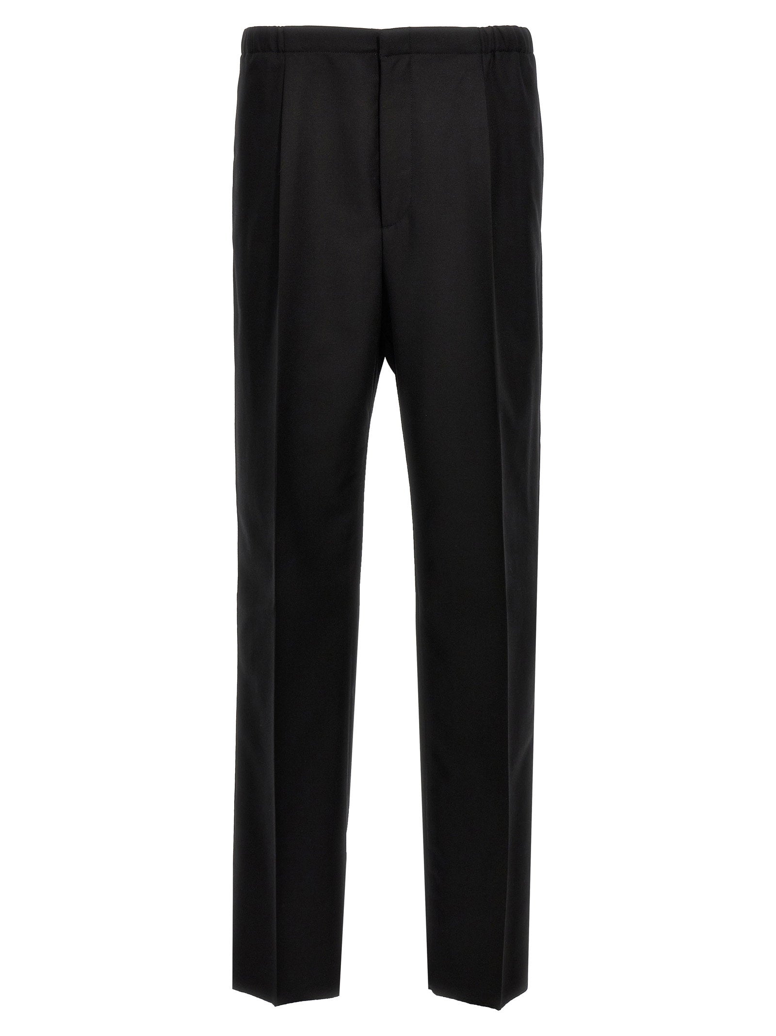 Fendi Cool Wool Trousers — Black