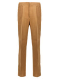 Fendi Paper Canvas Trousers — Camel