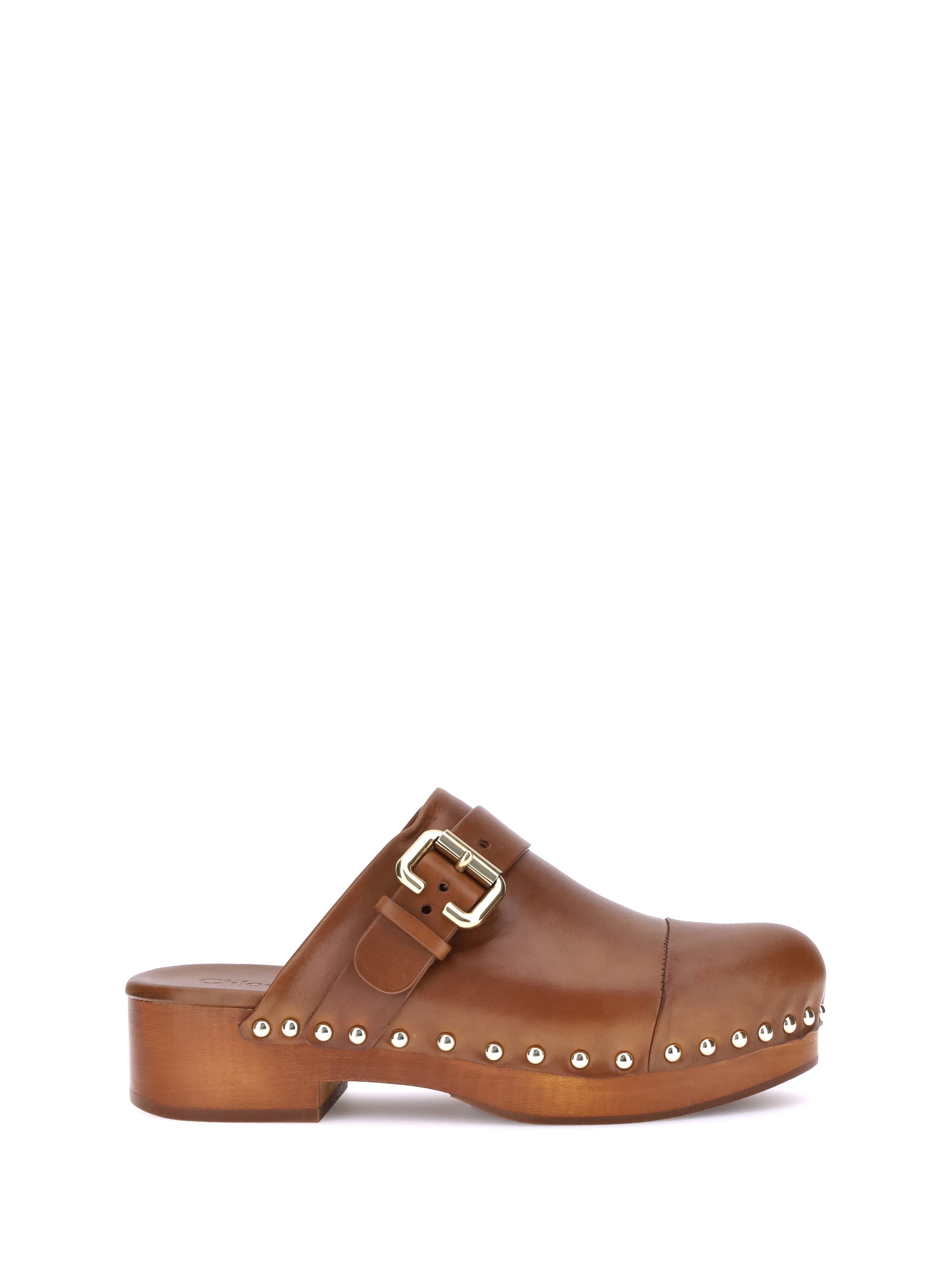 Chloé Jeannette Mule — Brown