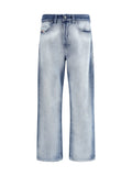 Diesel Skeleton-Effect Denim Jeans — Blue