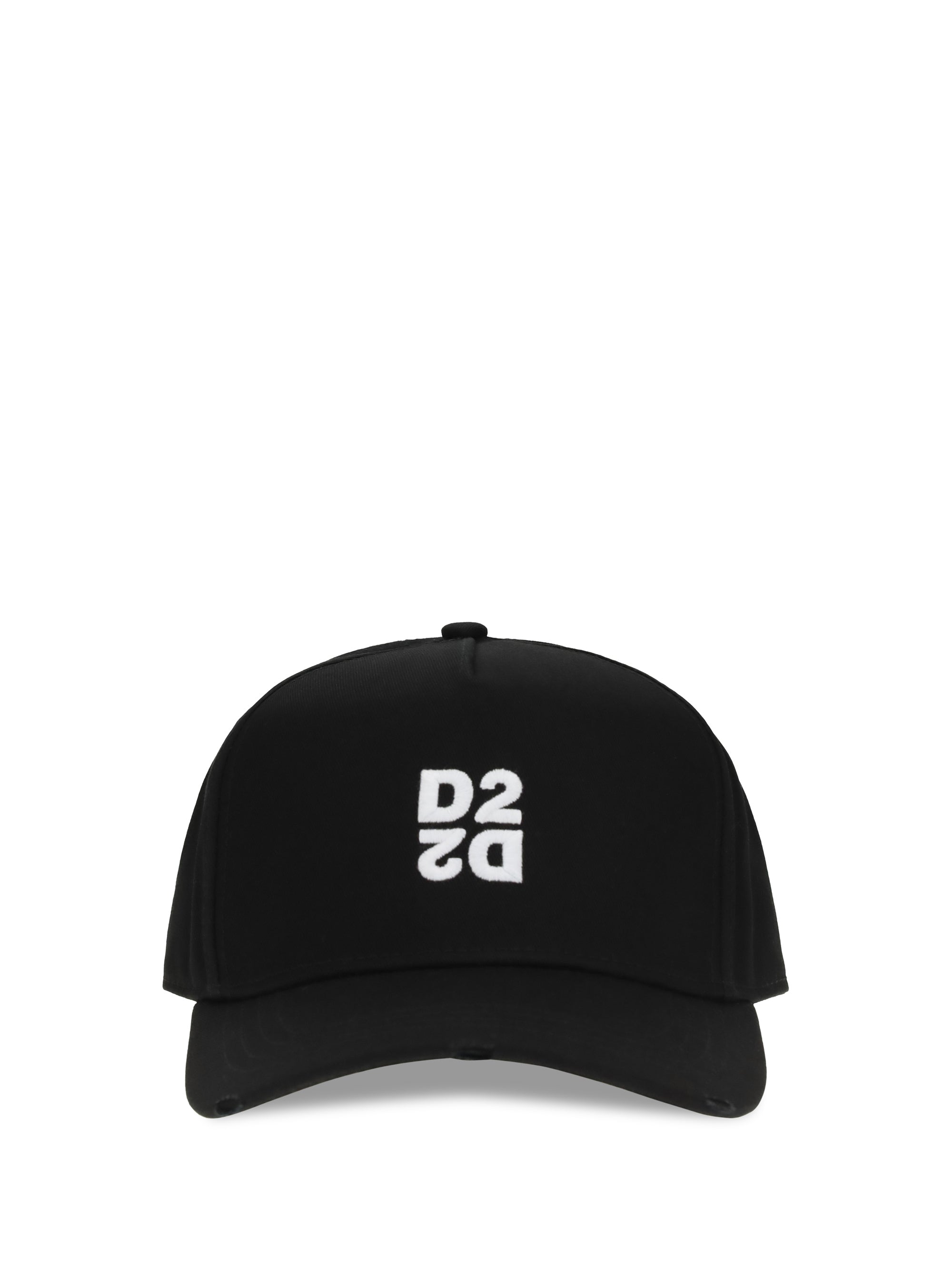 Dsquared2 BCM096405C00001 Logo-Embroidered Baseball Cap — Black