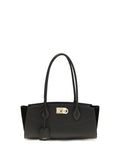 Ferragamo Studio Shoulder Bag — Black