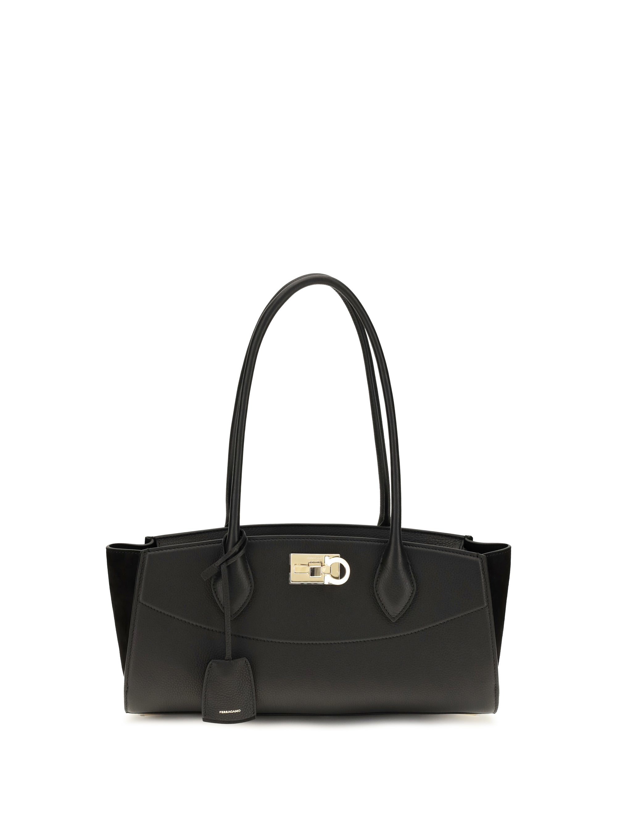 Ferragamo Studio Shoulder Bag — Black