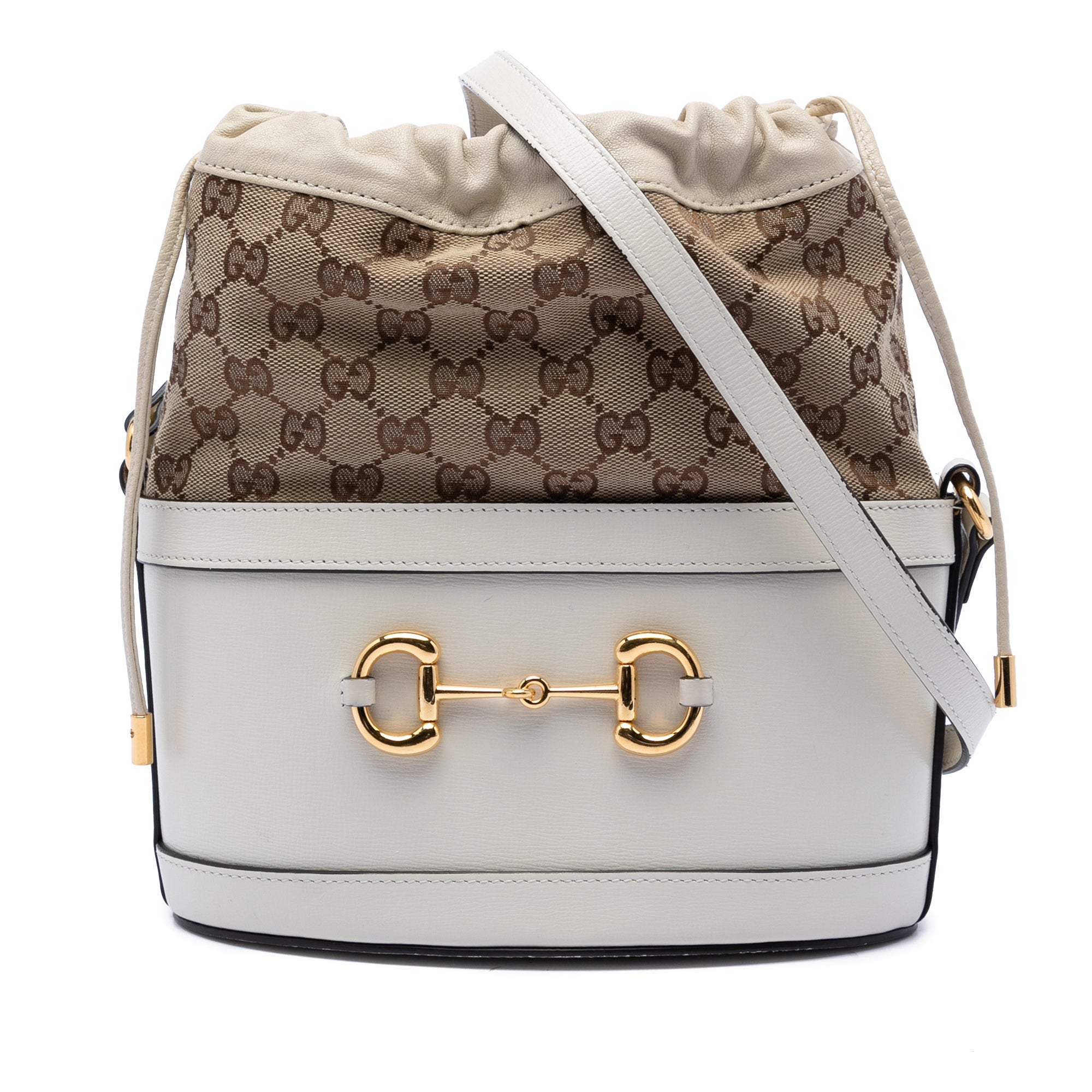 GG Canvas Horsebit 1955 Bucket Bag