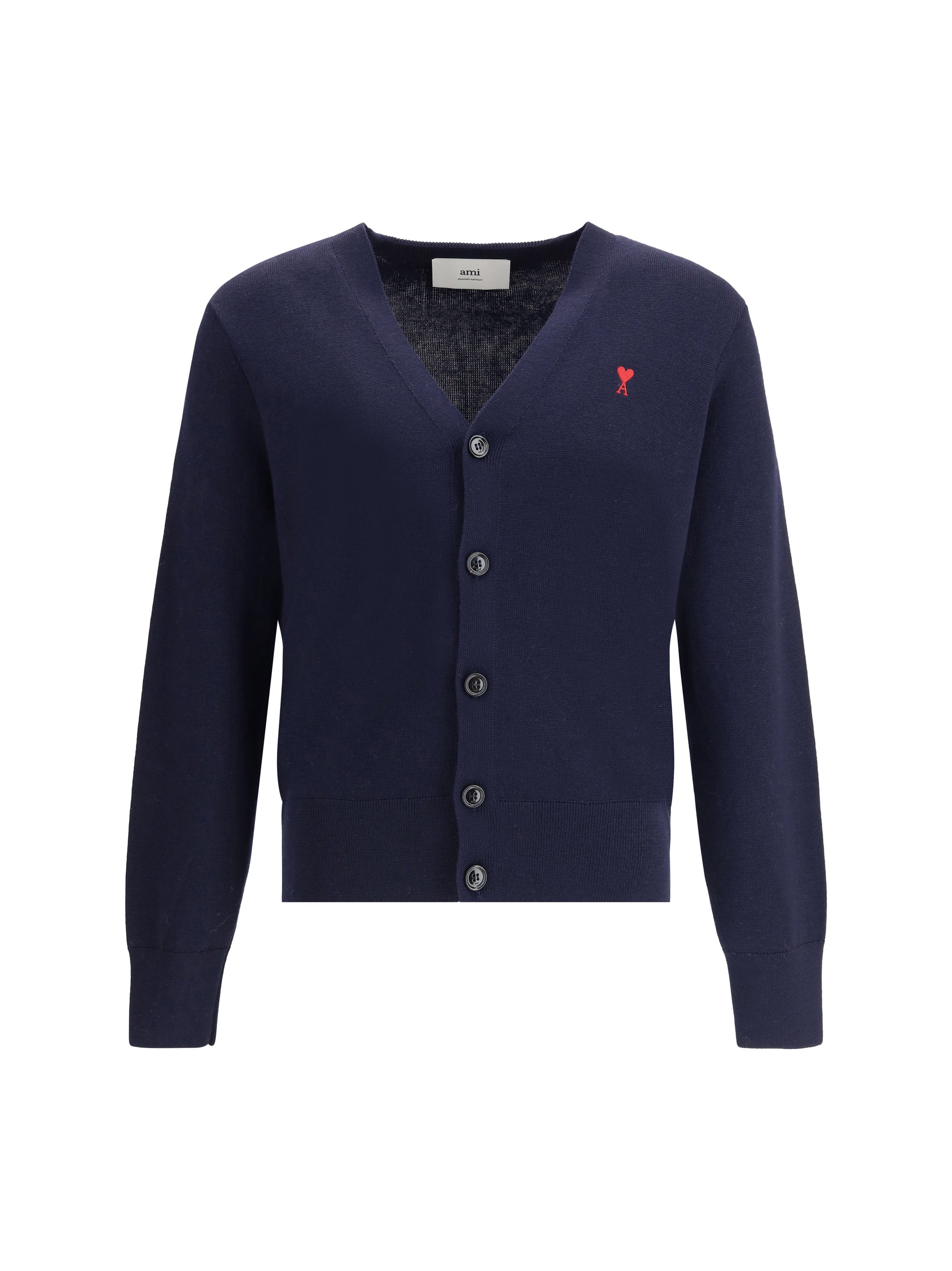 AMI Paris Cardigan — Navy