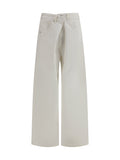 Agolde Vana Fold Jeans — White