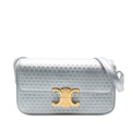 Triomphe All Over Laminated Calfskin Claude Shoulder Bag