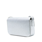 Triomphe All Over Laminated Calfskin Claude Shoulder Bag