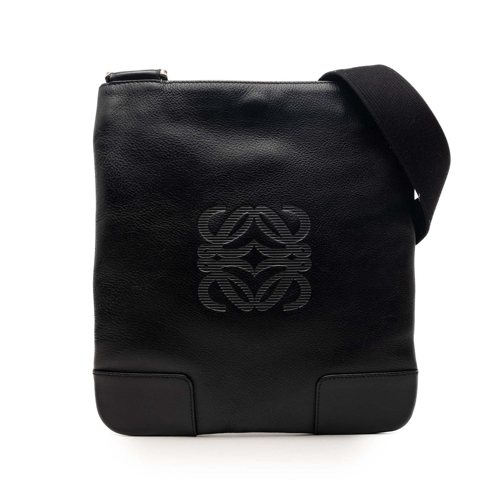Leather Anagram Crossbody