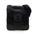 Leather Anagram Crossbody