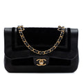 Paris Cosmopolite Medium Velvet and Metallic Lambskin Flap