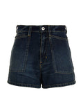 Kenzo Cotton Denim Denim Shorts — Navy
