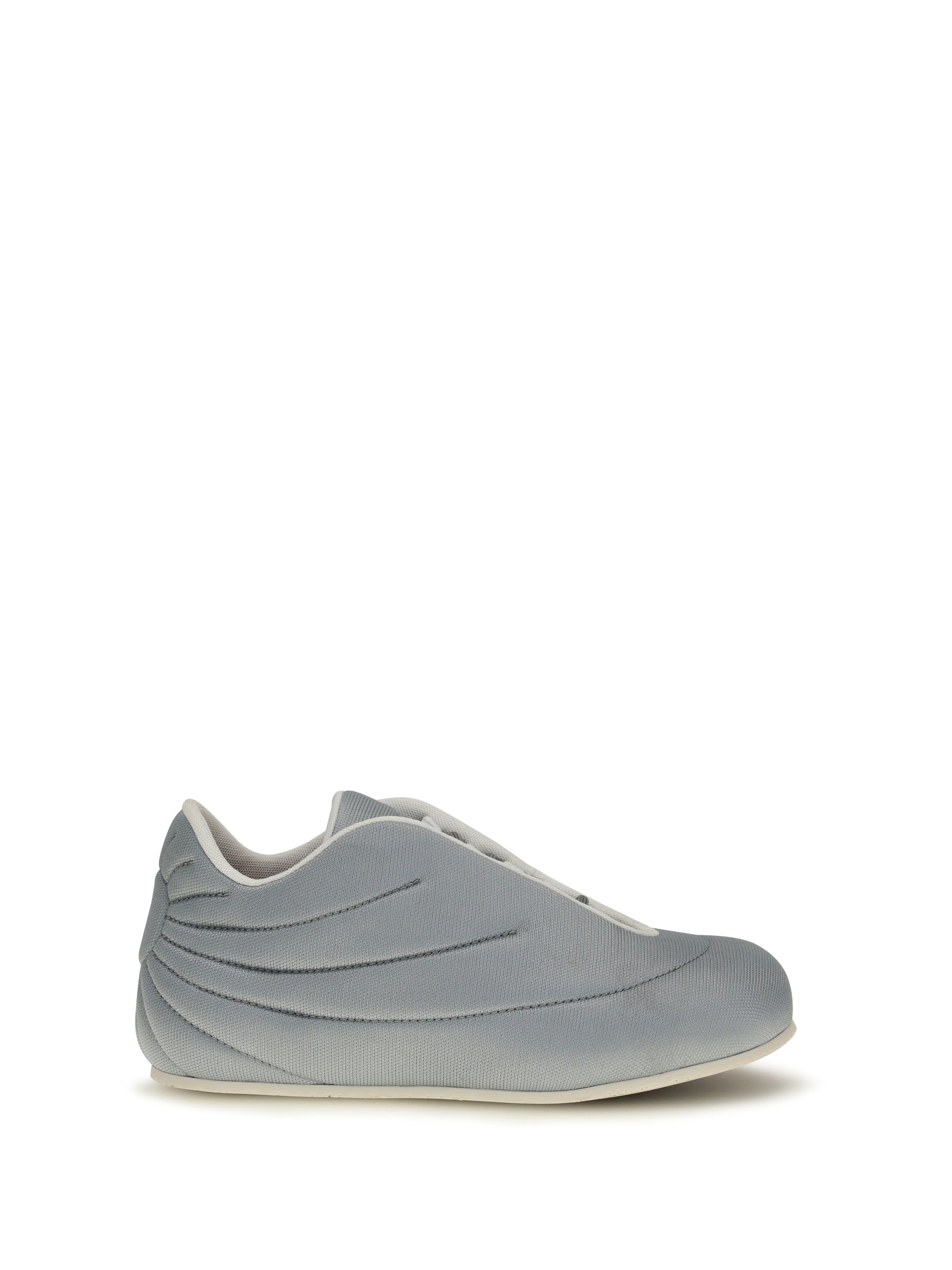 Pdf Channel Lightweight Quilted Sneakers — Gray