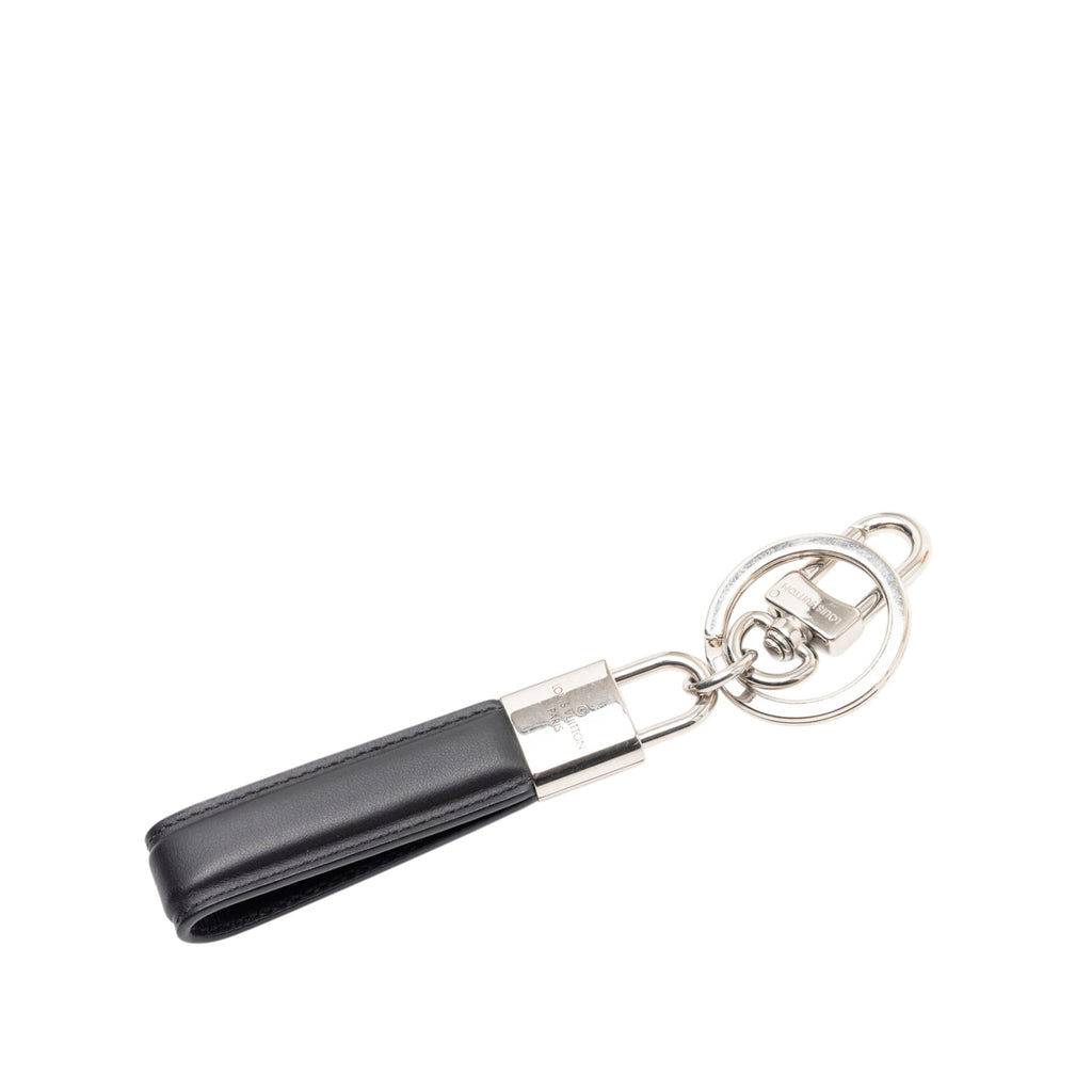Leather Dragonne LV Padlock Bag Charm and Key Holder