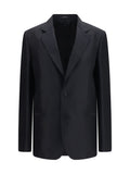 Gucci Blazer de Faille de Seda — Negro