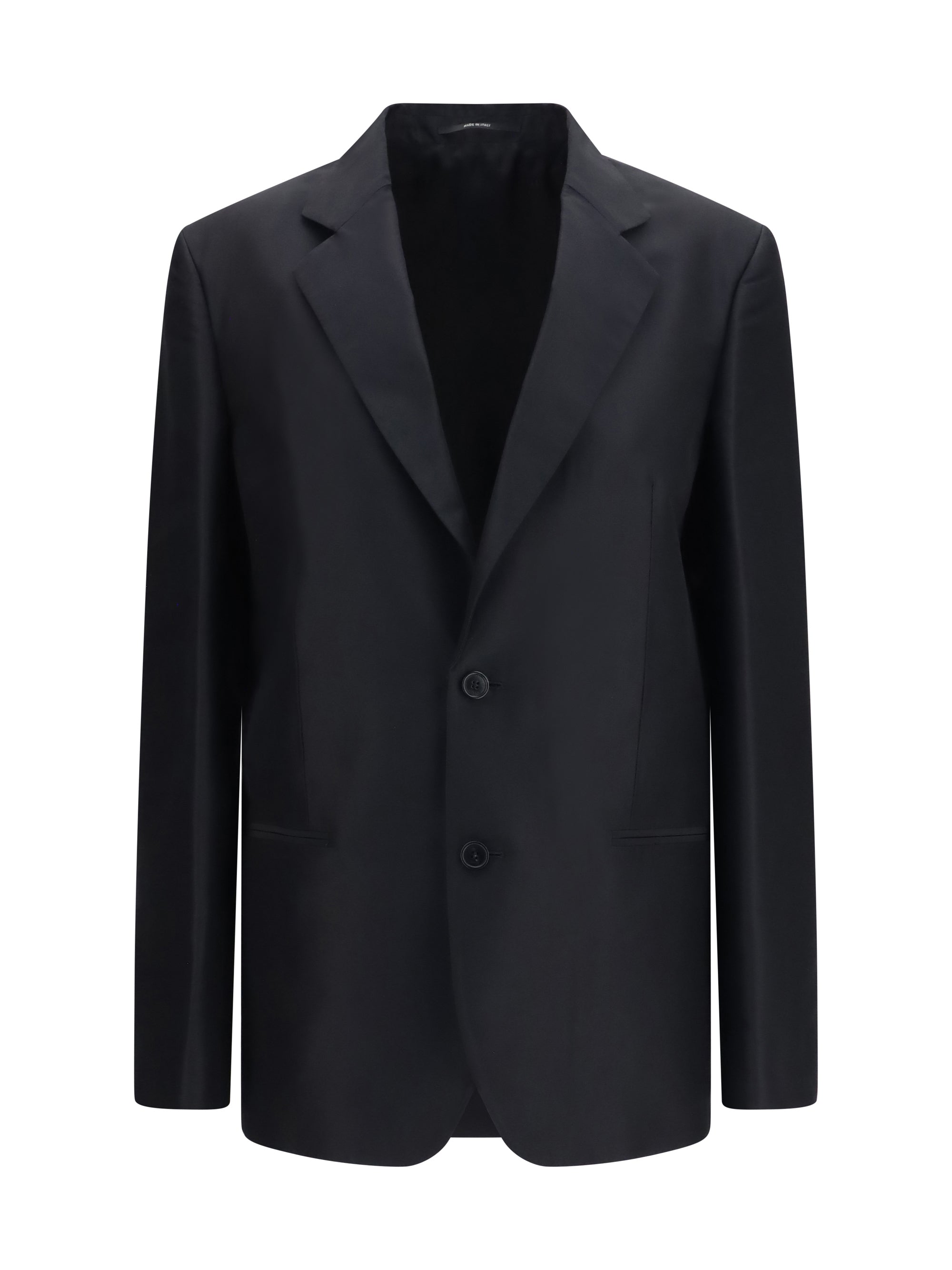 Gucci Blazer de Faille de Seda — Negro