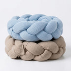 TRENZA PROTECTORA CUNA & CAMA | Muselina Celeste