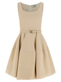 Fendi FF Dress — Beige