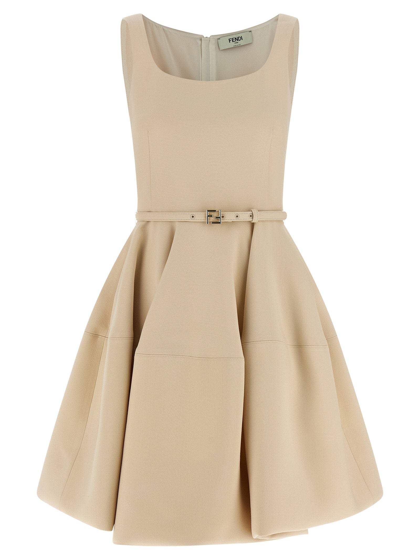 Fendi FF Dress — Beige