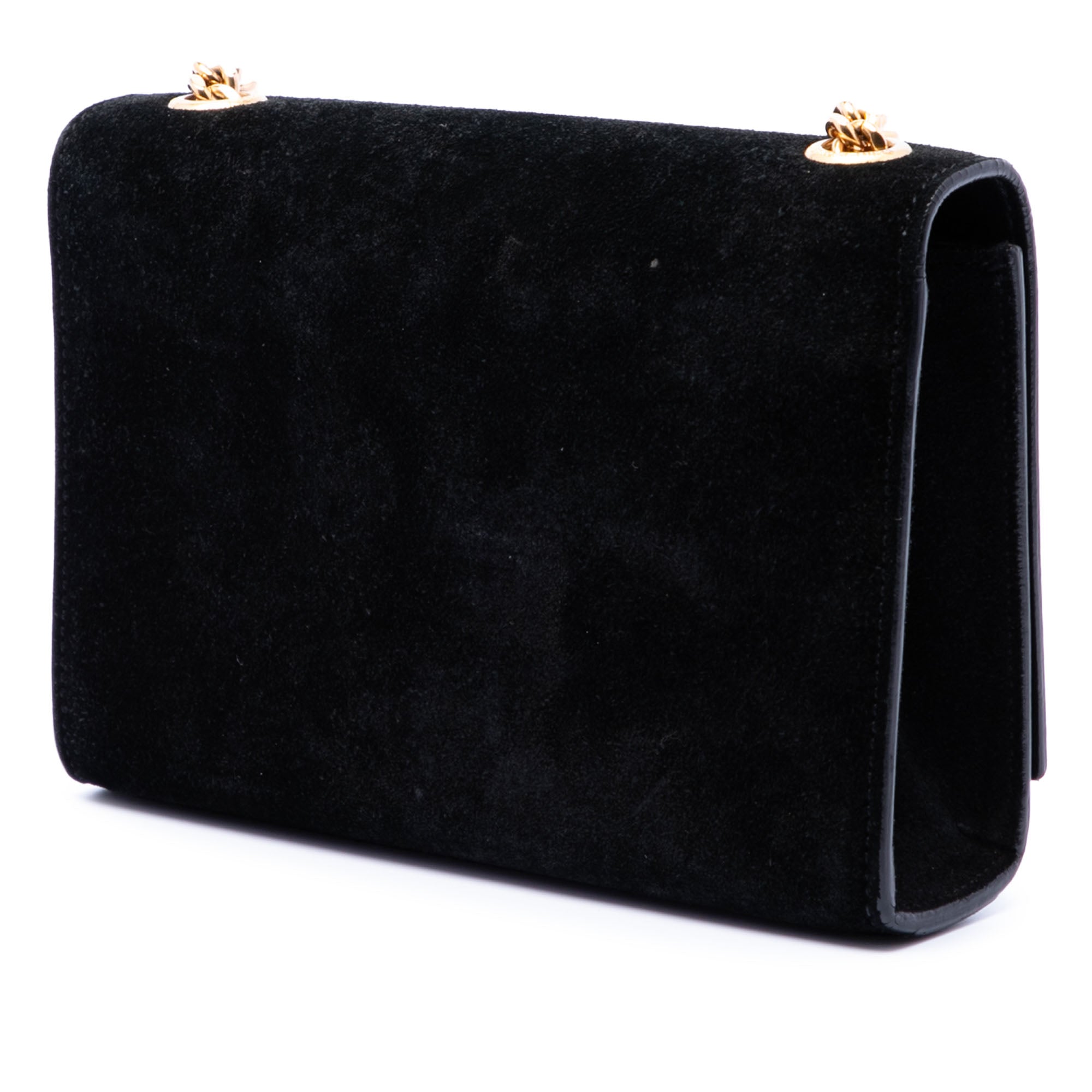 Small Suede Monogram Kate Tassel Crossbody