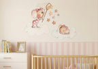 Vinilo Decorativo Infantil ATRAPANDO UNA ESTRELLA para la Habitación de los Niños
