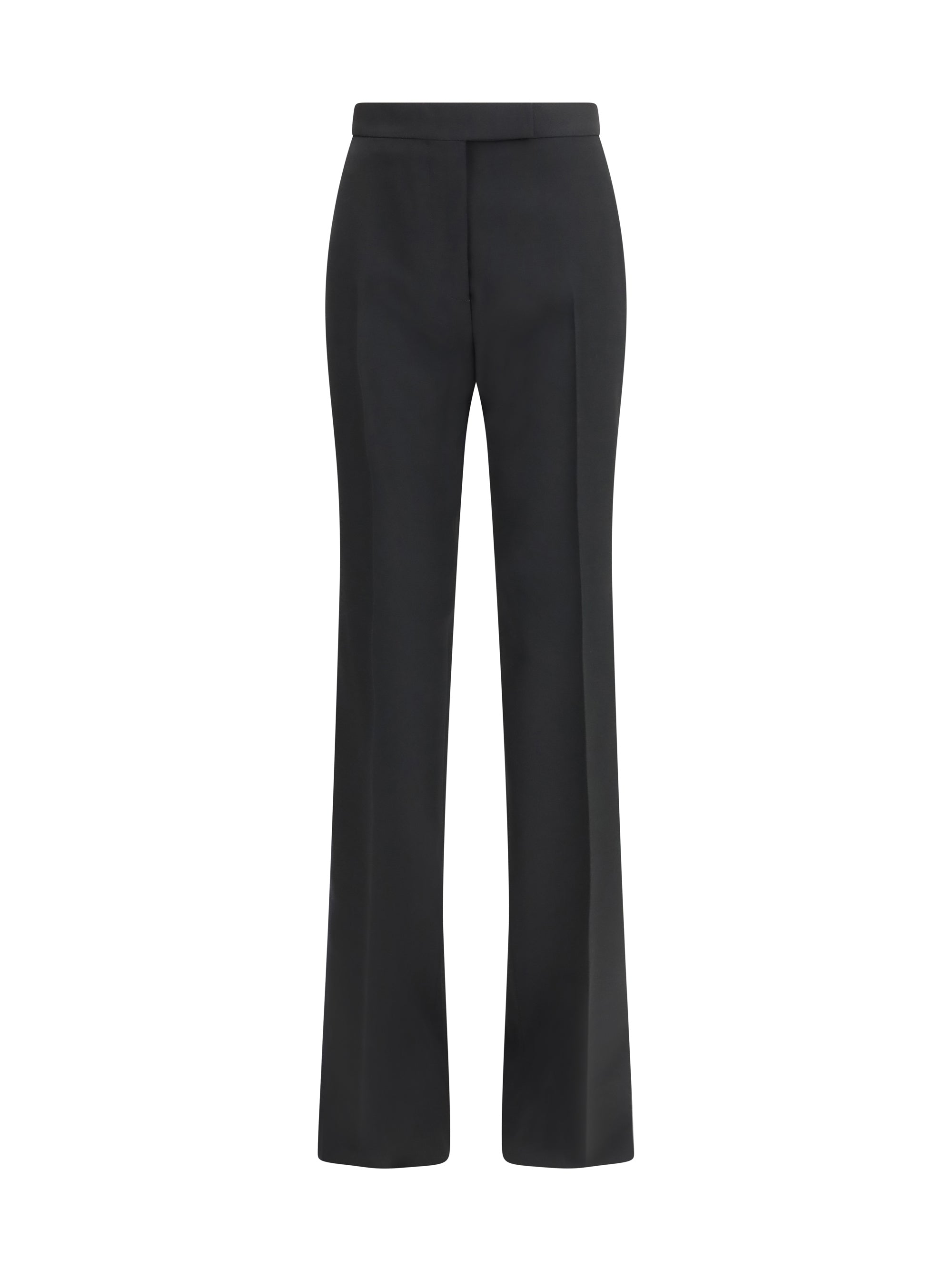 Tom Ford Bicolour Tailored Straight-Leg Trousers — Black