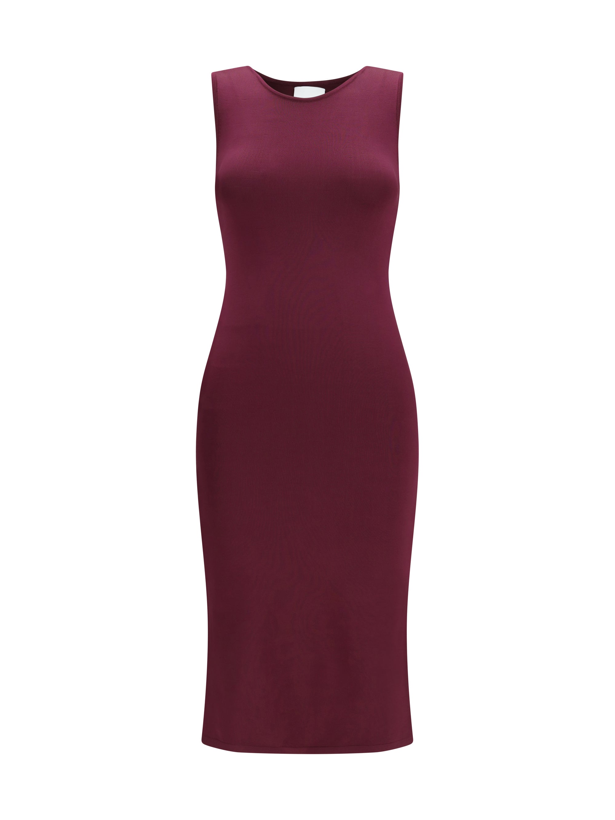 Sa Su Phi Sleeveless Slim-Fit Silk Dress — Purple