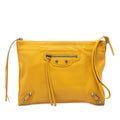 Leather Papier Wristlet Clutch