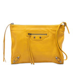 Leather Papier Wristlet Clutch