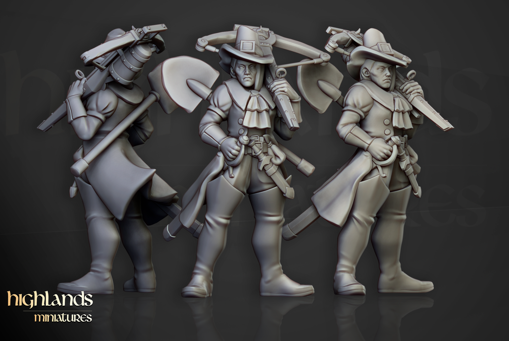 Inquisitorial Band, Highlands Miniatures
