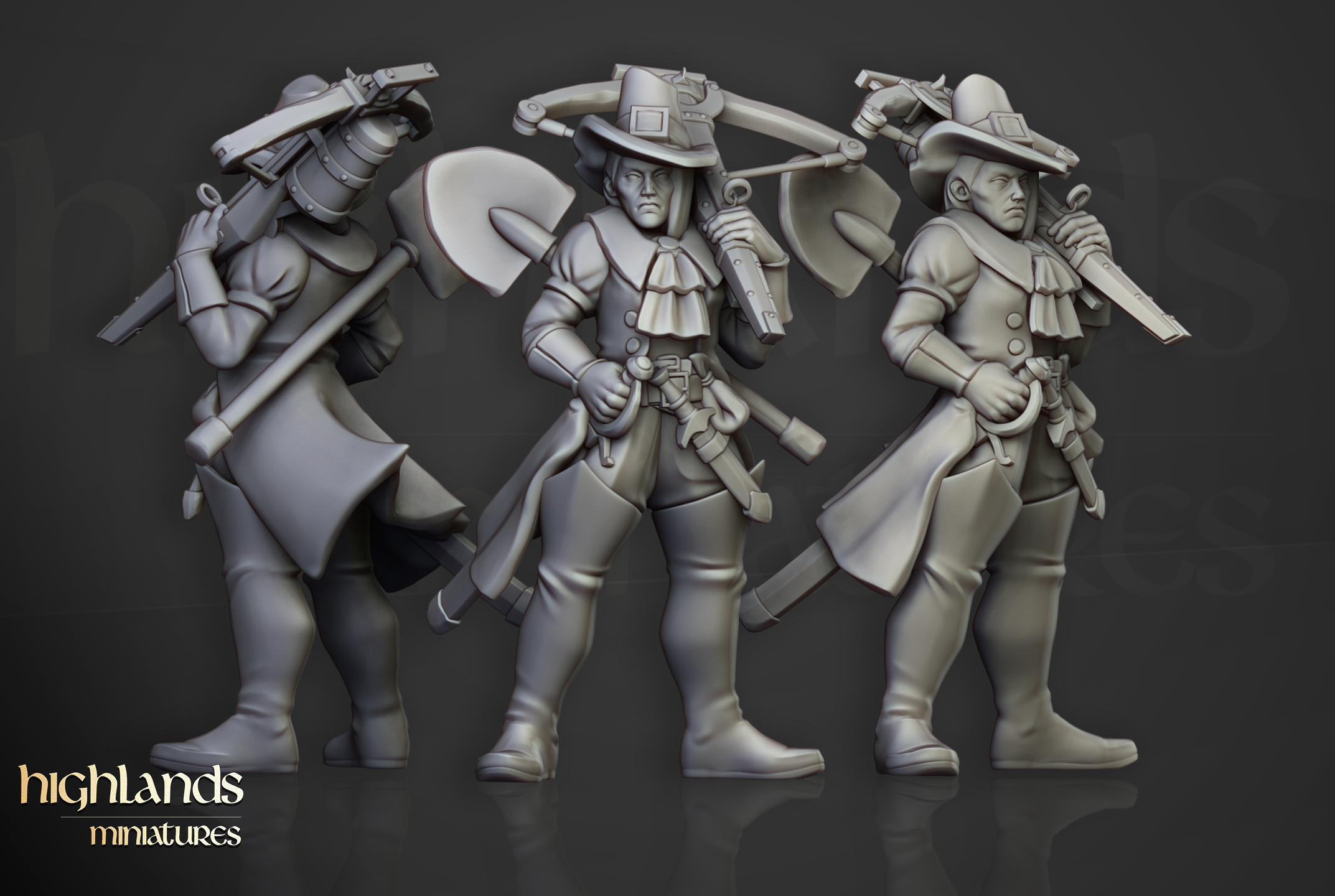 Inquisitorial Band, Highlands Miniatures