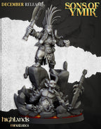 Dwarf  Daemonseeker Female, Highlands Miniatures