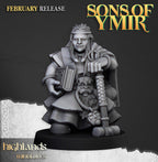Dwarf Female Runepriest, Highlands Miniatures