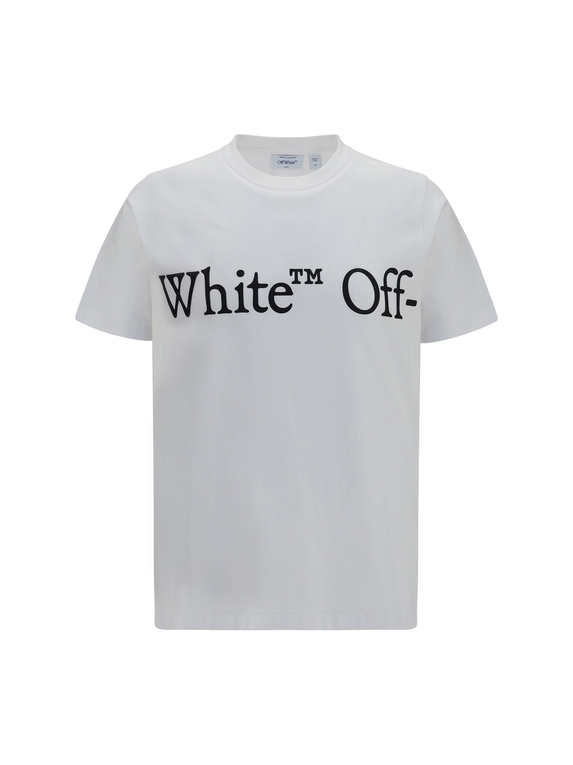 Off-White Logo-Print T-Shirt — White